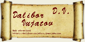 Dalibor Vujatov vizit kartica